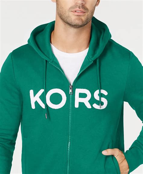 red michael kors logo stripe hooded|Michael Kors Hoodies for Men .